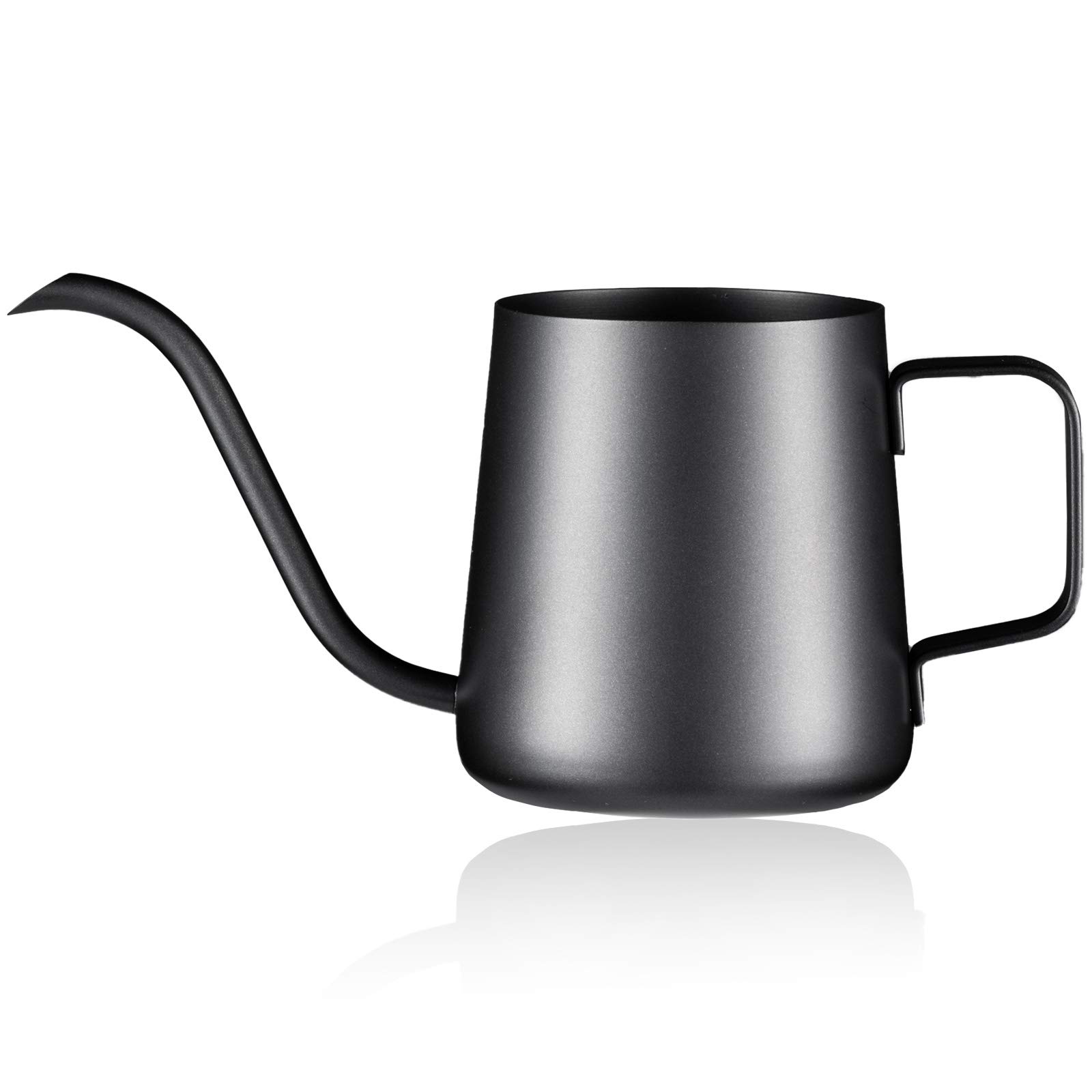 PARACITY Pour Over Kettle Gooseneck Spout Coffee Tea Pot 12OZ Hanging Ear Hand Blunt Long Narrow Drip Cup for Coffee Maker Carafe, Camping Coffee Pot for Travel Coffee Maker Outdoor