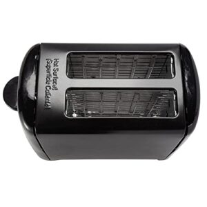 Dominion 2-Slice Toaster with Shade Control, Slide-Out Crumb Tray, Auto-Shutoff, Toast Lift, Black