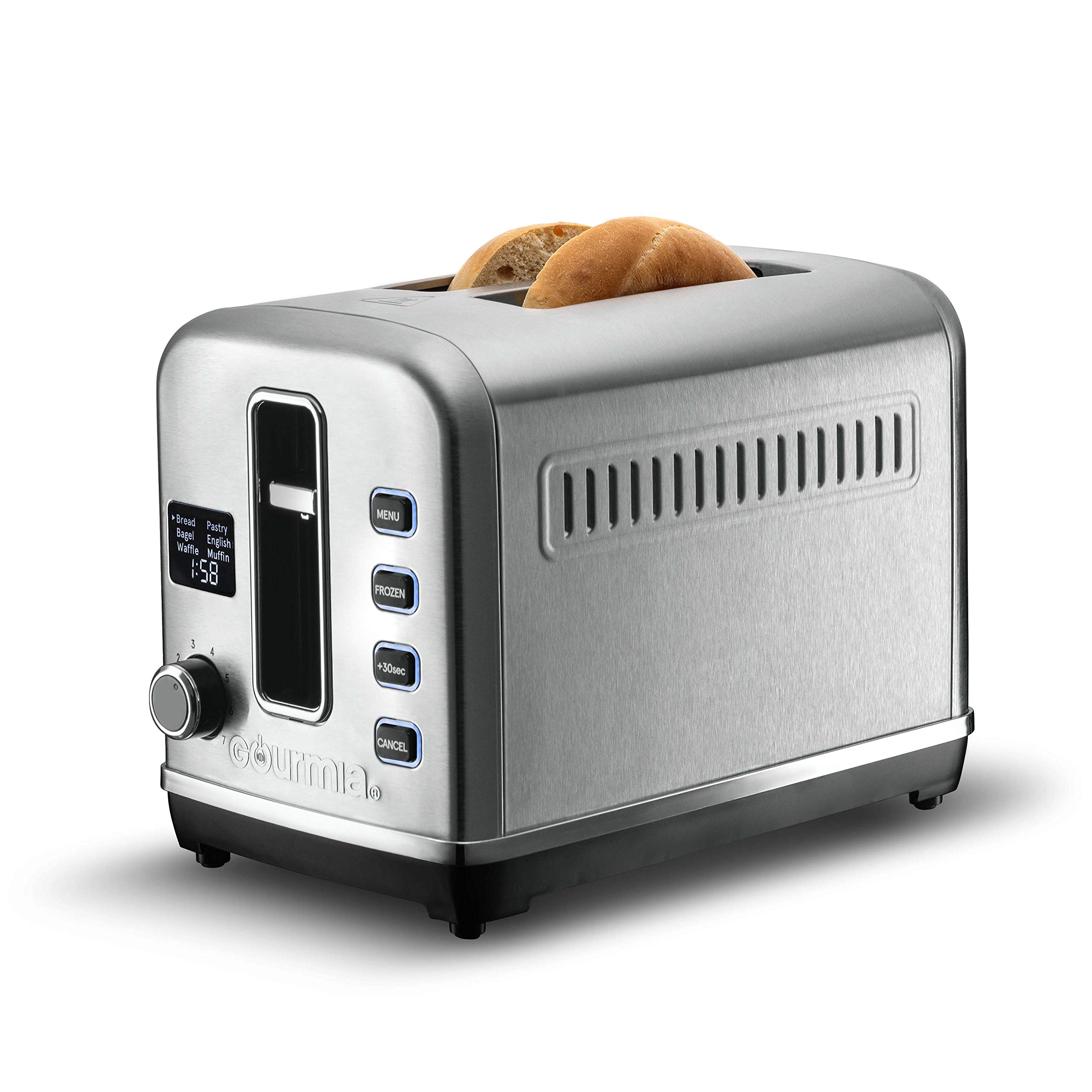 Gourmia GDT2650 Digital Multi-Function Stainless Steel Toaster