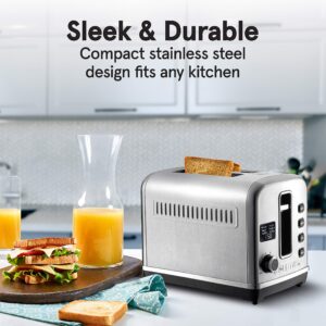 Gourmia GDT2650 Digital Multi-Function Stainless Steel Toaster