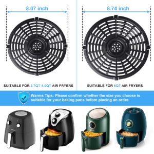 Air fryer Replacement Parts for Ninja AF101 AF161 AF150 Air Fryer, 8.2'' Round Food Grade Air Fryer Grill Pan Grill Plate Crisper Plate Accessories Tray Rack Compatible Ninja Foodie Pressure Cooker