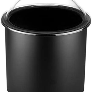 Carlisle FoodService Products Coldmaster Ice Cream Server Insulated Crock with Lid for Kitchens and Restaurants, Plastic, 3 Gallons, Black