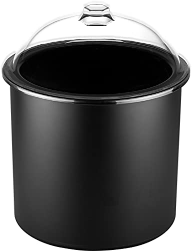 Carlisle FoodService Products Coldmaster Ice Cream Server Insulated Crock with Lid for Kitchens and Restaurants, Plastic, 3 Gallons, Black