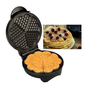 Waffle Maker 9“ Non-Stick Waffler Iron Stuffler Stuffed Wafflera 1200W Adjustable Browning Control, Electric Baker Makes Thick, Fluffy Waffles, Kitchen Essential for Breakfast