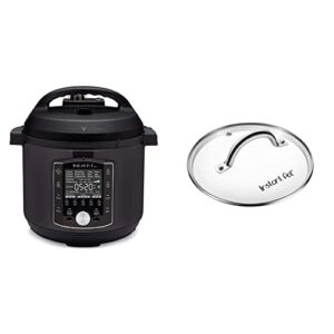 instant pot pro 10-in-1 pressure cooker (8qt, 0) and tempered glass lid (10.2-in, 8-qt)