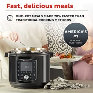 Instant Pot Pro 10-in-1 Pressure Cooker (8QT, 0) and Tempered Glass Lid (10.2-In, 8-Qt)