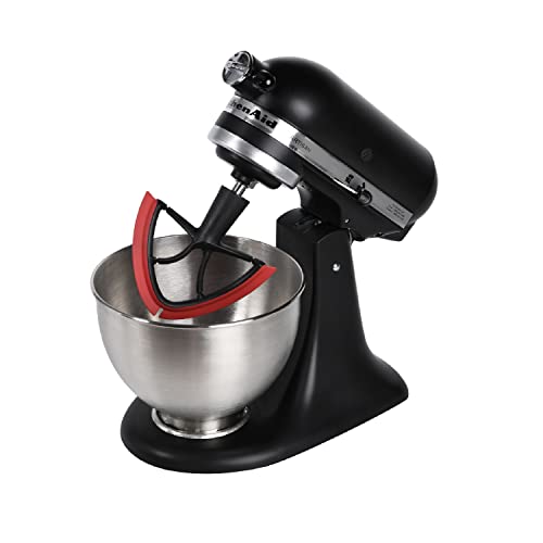 New Metro Design Beater Blade Metal TH-M Compatible with KitchenAid 4.5-5 Qt Tilt-head Stand Mixer, Black