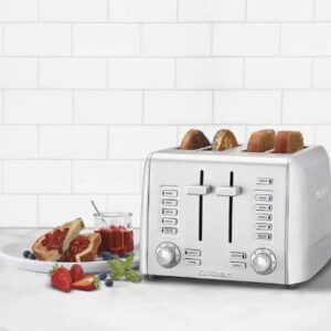 Cuisinart RBT-1350PCFR 4 Slice Metal Toaster (Renewed)