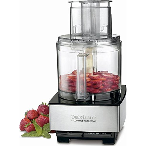 Cuisinart 14-Cup Large Food Processor with 720 Watt Motor in Stainless Steel (DFP-14BCNY) with 1 YR CPS Enhanced Protection Pack