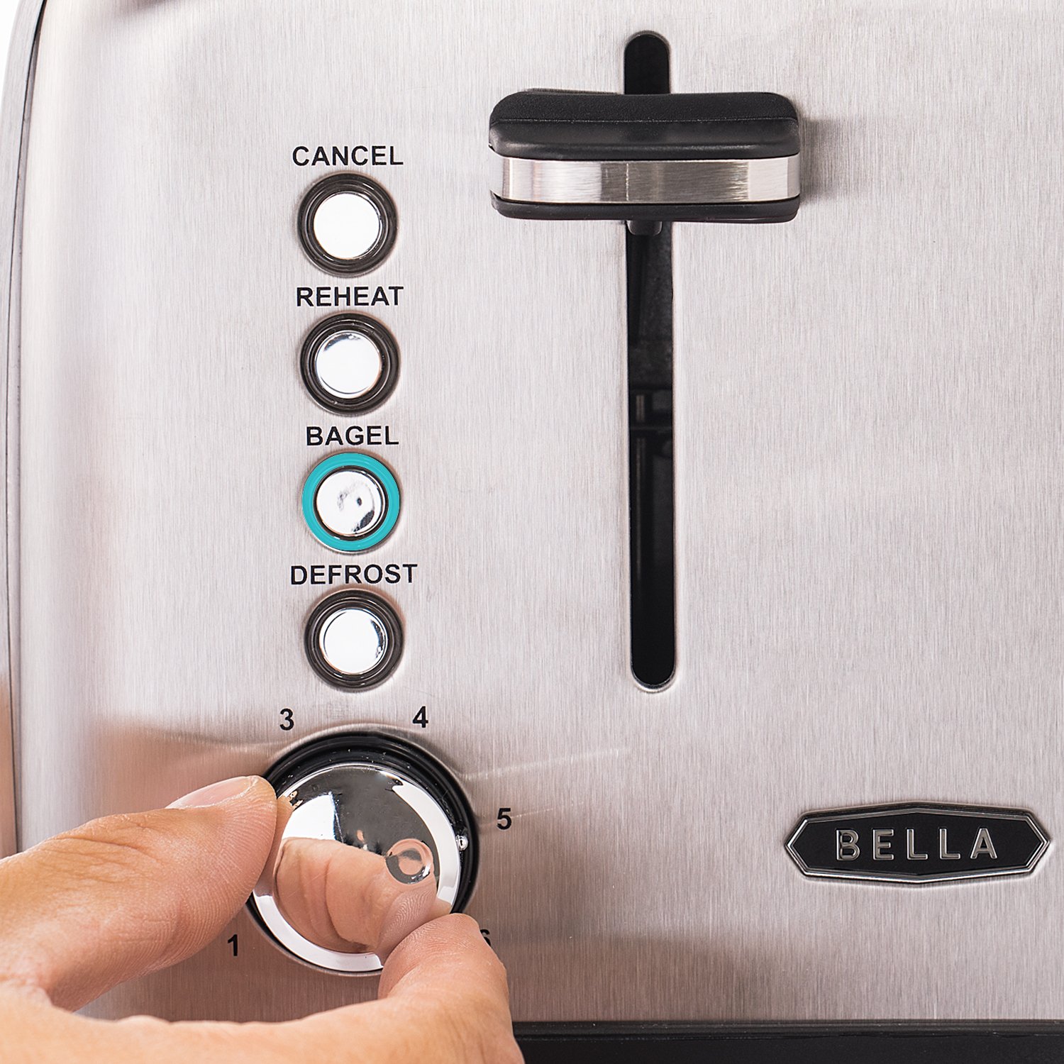 BELLA Classics 2-slice Stainless Steel Toaster