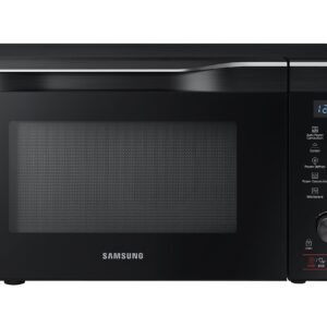 SAMSUNG 1.1 Cu Ft PowerGrill Countertop Microwave Oven w/ Power Convection, Ceramic Enamel Interior, Sensor Cook, Slim Fry, 1000 Watt, MC11K7035CG/AA, Fingerprint Resistant Stainless Steel, Black