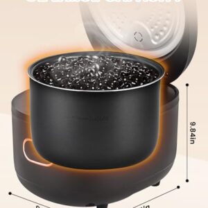 YJINGRUI Boba Cooker Boba Pot 5L Automatic Pearl Tapioca Cooker for Boba Tea & Bubble Tea & Milk Tea Touchscreen 110V