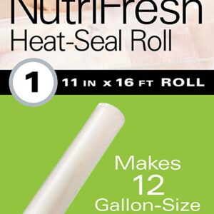 Hamilton Beach Vacuum Sealer, 11 in x 16 ft Roll for NutriFresh, FoodSaver & Other Heat-Seal Systems (78323)