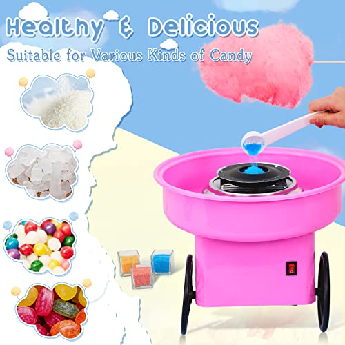 ZRVTM Cotton Candy Machine - Cotton Candy Sugar Floss Maker for Kids, Homemade Candy Sweets for Birthday Parties