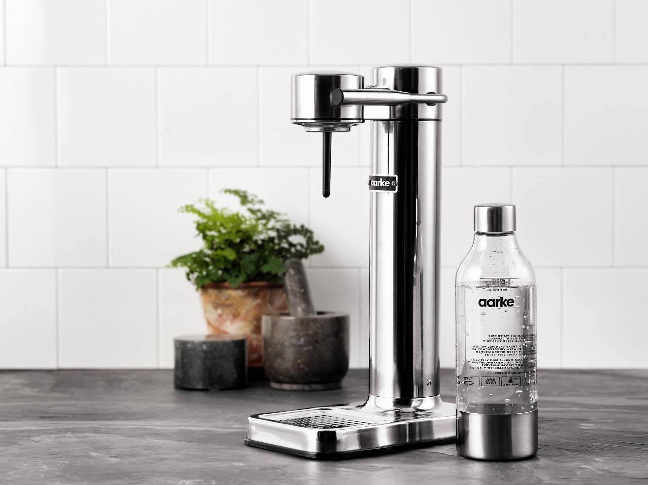 AARKE - CARBONATOR II (PREMIUM CARBONATOR/SPARKLING WATER MAKER) (Stainless Steel)