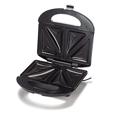 Dominion Sandwich Maker, Toaster Panini Press Breakfast Sandwich Maker with Nonstick Surface, Makes 2 Sandwiches in Minutes, with Easy Cut Edges and Indicator Lights, College Dorm Room Essentials