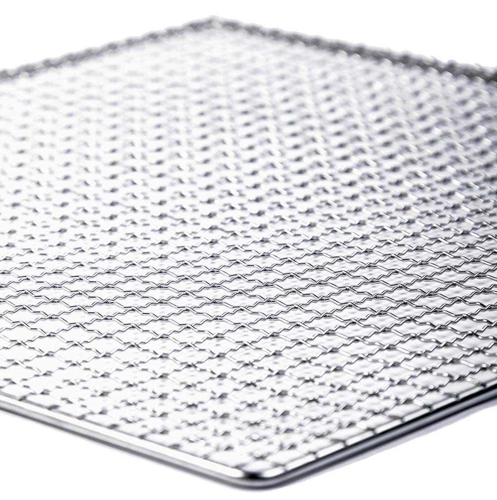 9 Stainless Steel Trays Compatible With Excalibur Dehydrator Replacement UPGRADE Food Shelf Mesh Screen by Bright Kitchen (9 Trays)