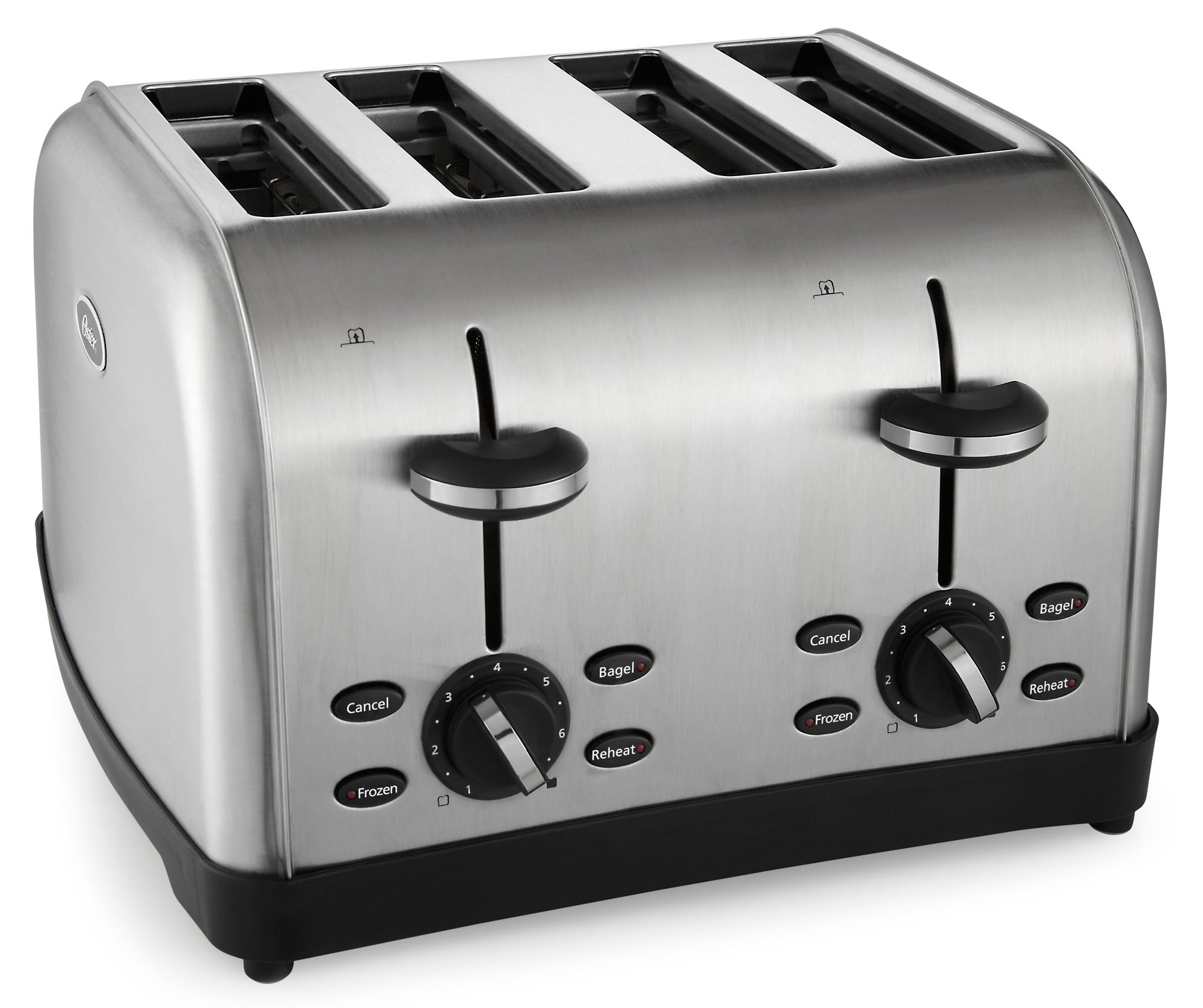 Oster 4-Slice Toaster, Brushed Metal (TSSTTRWF4S-SHP)