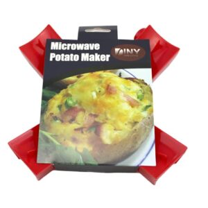 Microwave Baked Potato Maker BPA Free Plastic Cook Up to 4 Potatoes in Minutes