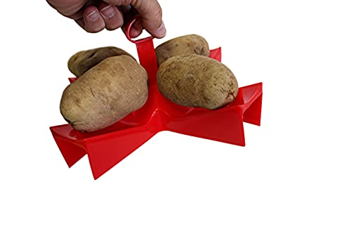 Microwave Baked Potato Maker BPA Free Plastic Cook Up to 4 Potatoes in Minutes