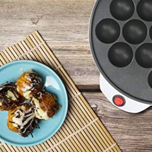 Takoyaki Maker with 2 Soft Type Takoyaki Picks by StarBlue