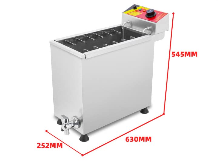 Koalalko Korean Cheese Hot Dogs Sticks frying machine Mozzarella Hot dog maker machine corn dog deep fryer machine