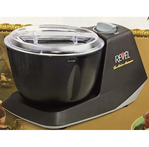 Revel Atta Dough Mixer Maker Non Stick Bowl, 3 L, Black