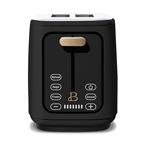 Beautiful 2 Slice Touchscreen Toaster, Oyster Gray by Drew Barrymore (black)