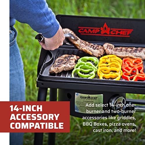 Camp Chef Explorer 3X Three-Burner Stove, Cooking Surface 14 in. x 49 in. & Carry Bag for Three-Burner Stoves