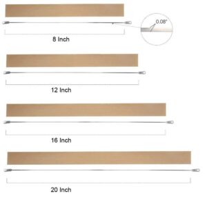 20 Inches Heat Seal Closer Impulse Sealer Accessories | 1 Wire Element and 1 Teflon Tapes (20 Inch)