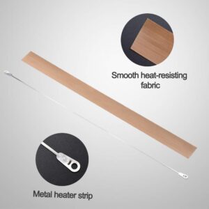 20 Inches Heat Seal Closer Impulse Sealer Accessories | 1 Wire Element and 1 Teflon Tapes (20 Inch)