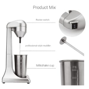 Milkshake Maker Electric Drink Mixer Commercial Milkshake Machine 23000rpm
