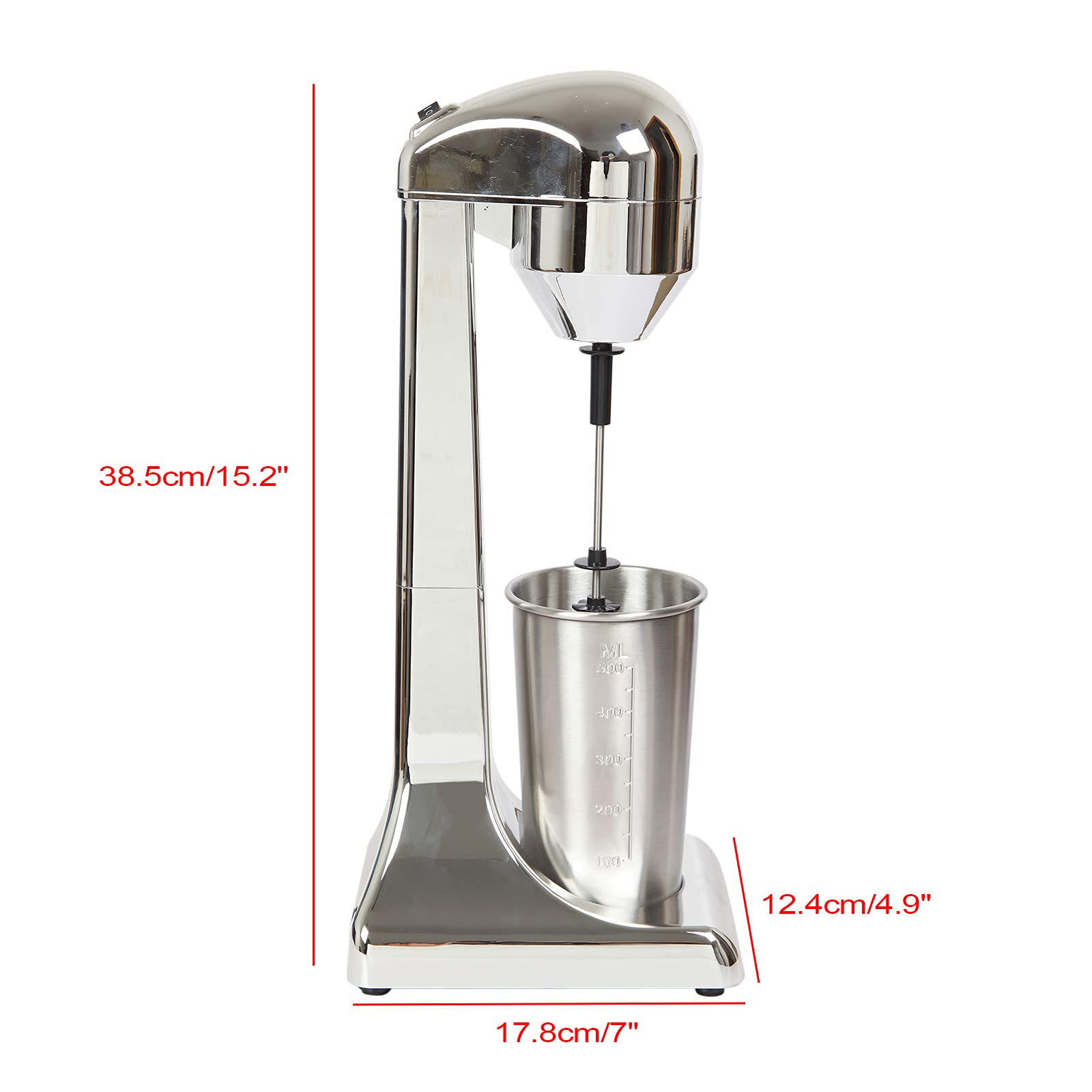 Milkshake Maker Electric Drink Mixer Commercial Milkshake Machine 23000rpm