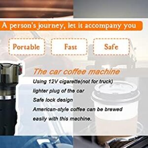 PAPA LONG Portable Single Serve Car Coffee Maker Brewer for Kcups Pod