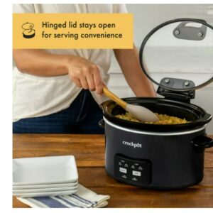 4.5 Quart Lift & Serve Programmable Slow Cooker, Black