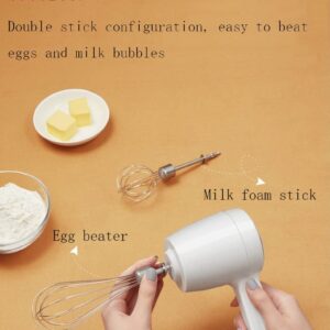 cordless hand mixer,hand mixer, egg beater（Last three pieces）Suitable for kitchen baking and cooking,rotary automatic egg beater, let you mix easily without feeling tired (pink)