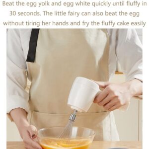 cordless hand mixer,hand mixer, egg beater（Last three pieces）Suitable for kitchen baking and cooking,rotary automatic egg beater, let you mix easily without feeling tired (pink)