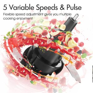 Food Processor 5 Variable Speeds Vegetable & Juicing