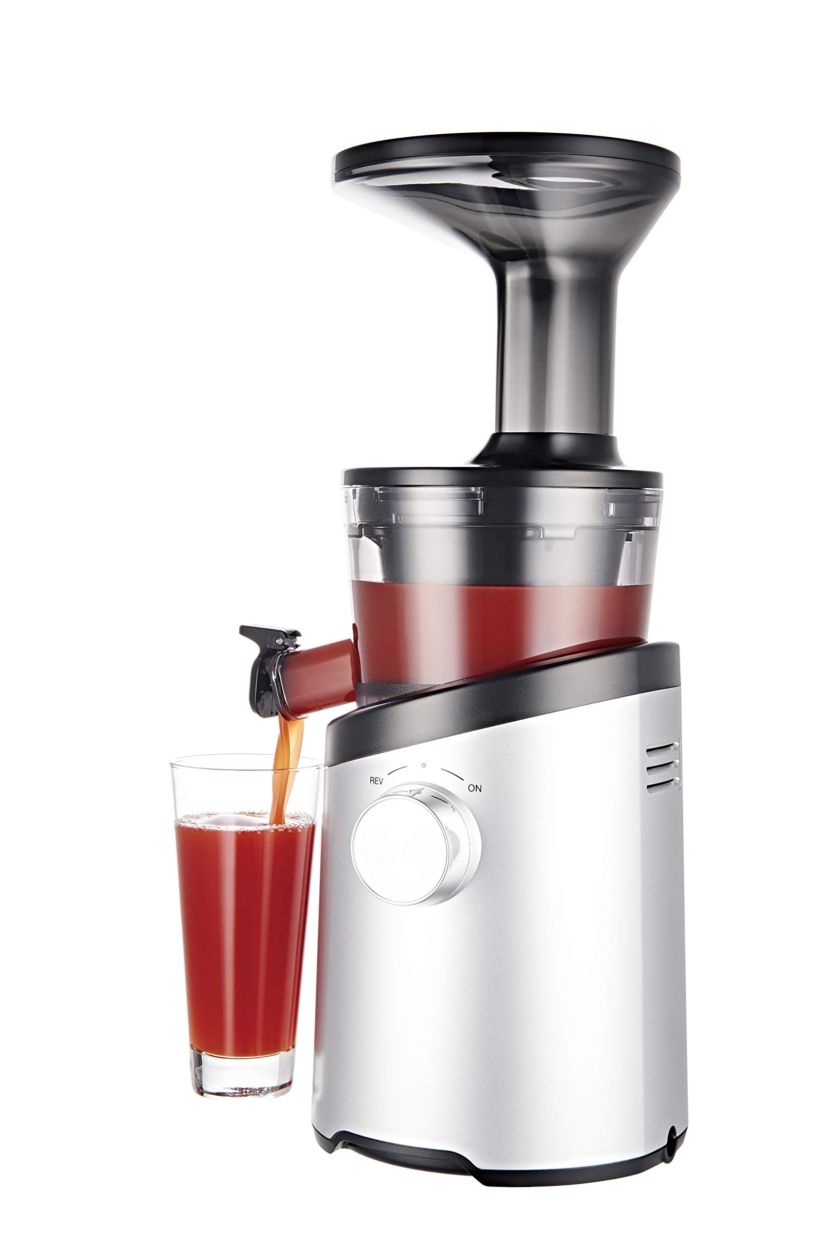 Hurom H101 Easy Clean Slow Juicer, Matte Silver (Renewed)