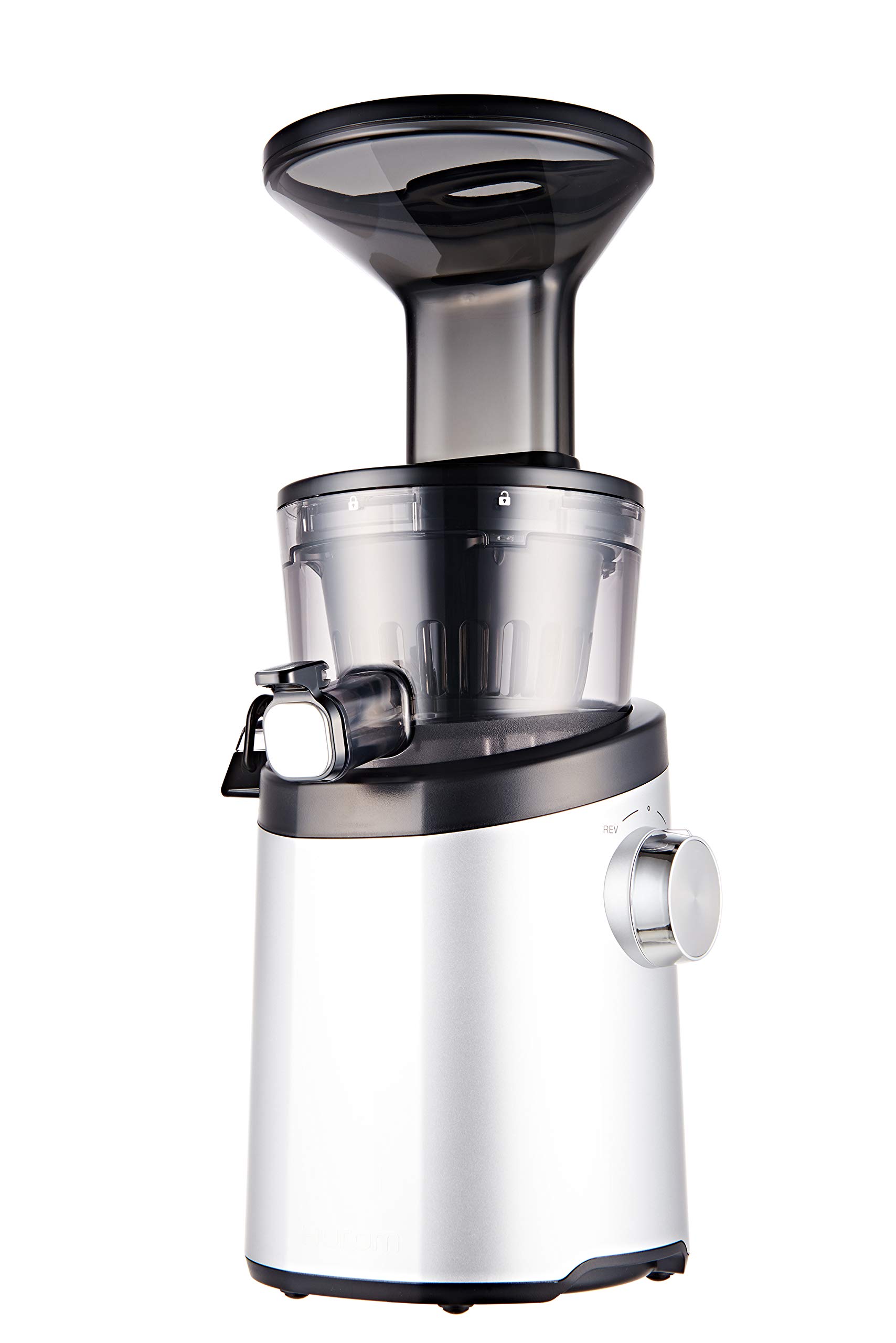 Hurom H101 Easy Clean Slow Juicer, Matte Silver (Renewed)