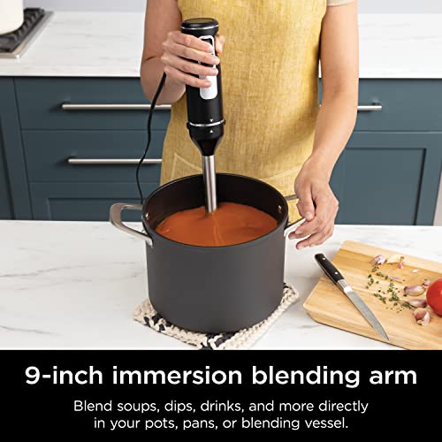 Power Mixer System, Black Immersion Blender and Hand-Mixer Combo, CI100