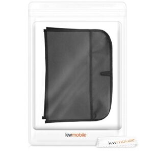 kwmobile Cover Compatible with 2 Slice Toaster - Plastic Case for Bread Toaster Machine- Dark Grey