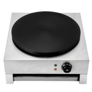 crepe maker machine 16" pancake big hotplate non stick (electric 3000w) adjustable temperature for commercial