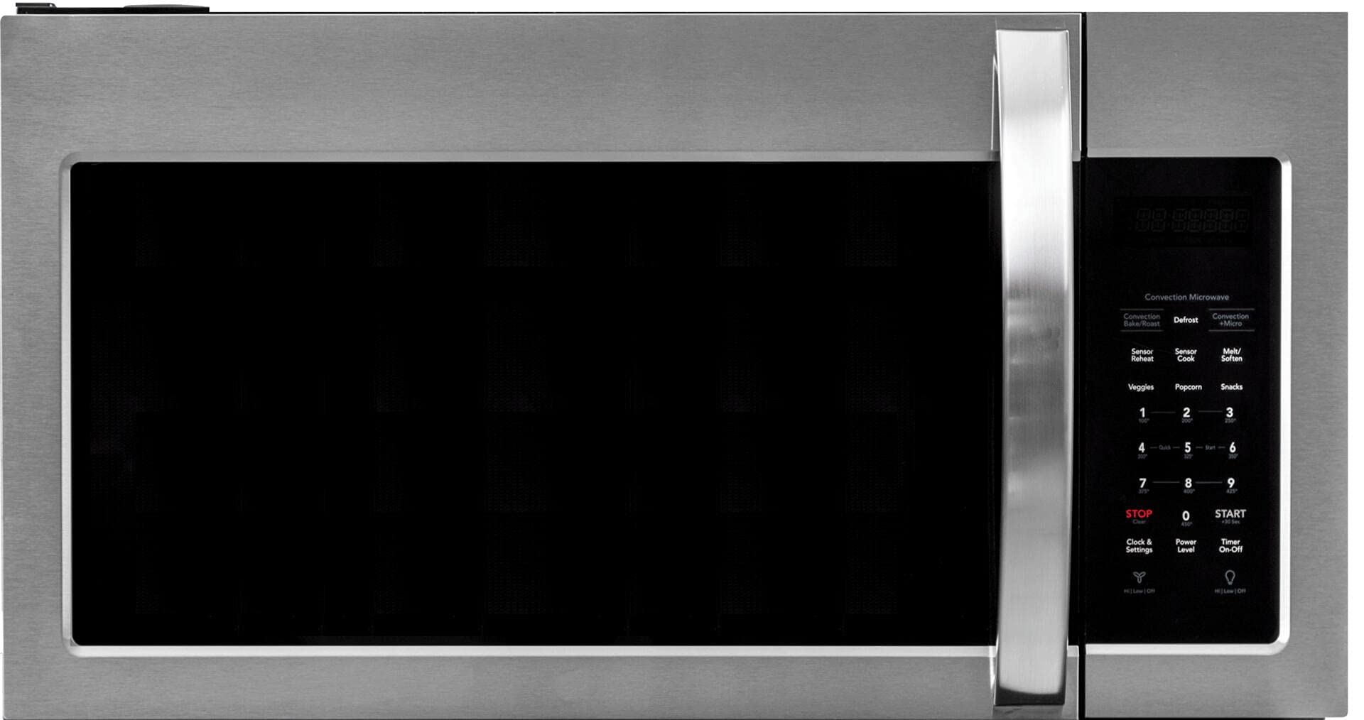 FORTÉ F3015MVC5SS Stainless Steel Over the Range Microwave Oven with Child Lock and Auto Cooker, Built in Microwave Saves Kitchen Countertop Space, 1000 Cooking Watt, 300 CFM Vent Fan, 10 Power Levels