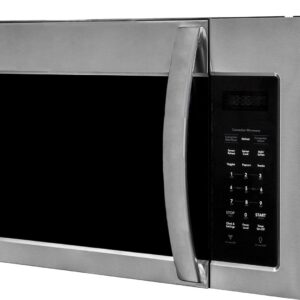 FORTÉ F3015MVC5SS Stainless Steel Over the Range Microwave Oven with Child Lock and Auto Cooker, Built in Microwave Saves Kitchen Countertop Space, 1000 Cooking Watt, 300 CFM Vent Fan, 10 Power Levels