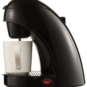 Brentwood Coffee Maker with Mug, Single Serve, Black