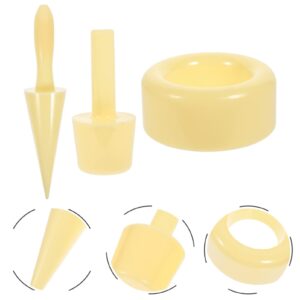 Operitacx Waffle Cone Maker Tool Waffle Cone Set Plastic Cream Horn Ice Cream Cone Roller Egg Roll DIY Ktchen Cookware Bakeware Waffle Cone Roller