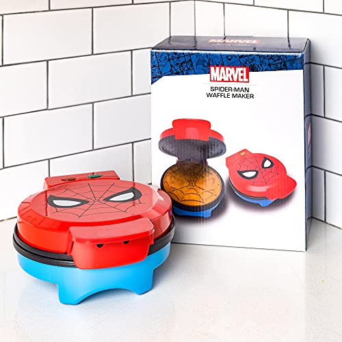 Uncanny Brands Marvel Spiderman Waffle Maker -Spidey's Mask on Your Waffles- Waffle Iron