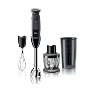 Braun MultiQuick 5 Vario Immersion Hand Blender, Black & Maker Descaling Solution -200ml - BRSC013