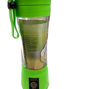 Portable blender green mini blender 380 ml blender cup rechargeable silicone strap mini portable blender unique popular item